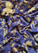 KcPc Traditional Banarasi Style Banarasi Silk Saree with Beautiful Zari WeavingDC