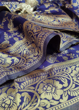 KcPc Traditional Banarasi Style Banarasi Silk Saree with Beautiful Zari WeavingDC