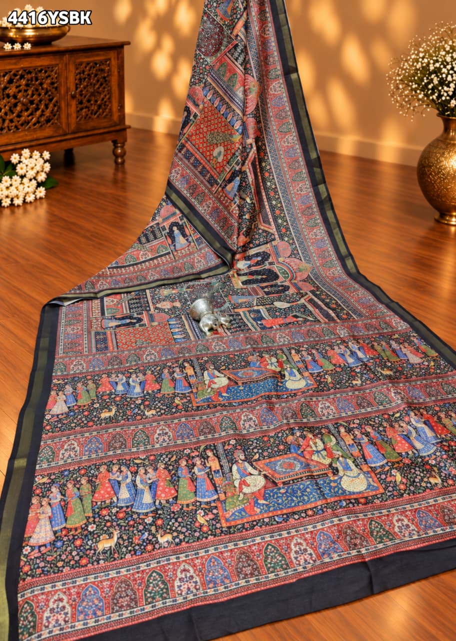 KcPc New Premium Tusser Saree Crafted for Graceful Festive Fashion