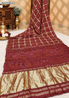 KcPc Traditional Semi Gaji Silk Bandhani Saree Online MSC