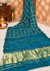 KcPcSemi Gaji Silk Rajasthani Bandhani Traditional Wear SareeMSC