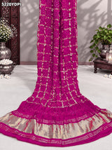 KcPc Semi Gaji Silk Traditional Bandhani Dupatta for WomenRAB