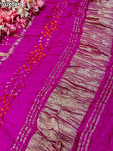 KcPc Semi Gaji Silk Traditional Bandhani Dupatta for WomenRAB
