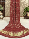 KcPc Traditional Semi Gaji Silk Bandhej Dupatta for WomenRAB