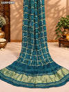 KcPc Classic Semi Gaji Silk Bandhani Dupatta for Traditional Outfits RAB