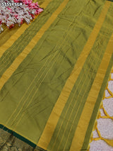KcPc Traditional Kanjivaram Style Banarasi Silk Saree with Zari Border SWA