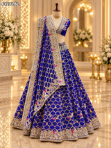 KCPC Special Designer Pure Khaddi Georgette Neemjari Bandhej Ghatchola Gotapatti Lehenga BTU