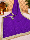 KcPc Premium Tissue Silk Designer Embroidery Saree for Festivals and Family Functions ASH