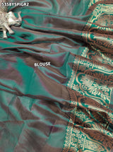Kcpc Premium Banarasi Silk Zari Weaving Saree for Traditional Functions and CelebrationsKOKI