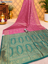 Kcpc Banarasi Silk Traditional Wear Saree with Beautiful Zari Weaving and Blouse KOKI