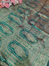 Kcpc Banarasi Silk Traditional Wear Saree with Beautiful Zari Weaving and Blouse KOKI
