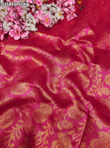Kcpc Banarasi Silk Traditional Wear Saree with Beautiful Zari Weaving and Blouse KOKI