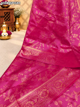 Kcpc Designer Banarasi Silk Zari Saree with Blouse for Weddings and Festive Occasions KOKI