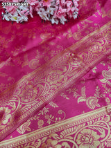 Kcpc Designer Banarasi Silk Zari Saree with Blouse for Weddings and Festive Occasions KOKI