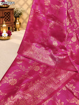 Kcpc Banarasi Silk Ethnic Saree with Traditional Zari Weaving for Festive WearKOKI
