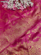 Kcpc Banarasi Silk Ethnic Saree with Traditional Zari Weaving for Festive WearKOKI