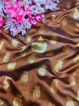 Kcpc Traditional Banarasi Silk Saree with Rich Zari Weaving and Matching BlouseKOKI