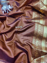 Kcpc Traditional Banarasi Silk Saree with Rich Zari Weaving and Matching BlouseKOKI