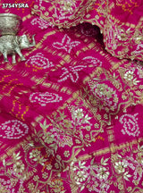 KcPc New Gaji Silk Saree with Beautiful Gotapatti Detailing VRS