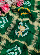Latest Pure Gaji Silk Handmade Bandhej Gotapatti Work Jaipuri Dupatta 6
