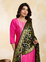 KcPc New Special Silk Bandhani Dupatta with Handmade WorkSA