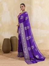 Banarasi style saree under 1500