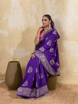 Banarasi style saree under 1500