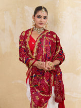 KcPc Rajasthani Marwadi Chunri dupatta stone work Handmade bandhej