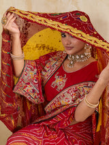 KcPc Latest Pure Georgette Rajasthani Chunri Dupatta(pomcha)