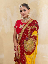KcPc Latest Pure Georgette Rajasthani Chunri Dupatta(pomcha)