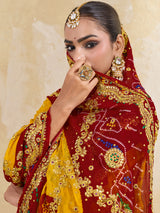 KcPc Latest Pure Georgette Rajasthani Chunri Dupatta(pomcha)