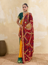 KcPc Latest Pure Georgette Rajasthani Chunri DupattasRed(chunri)