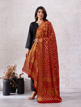 KcPc Special Silk Bandhani Dupatta with Handmade WorkSA
