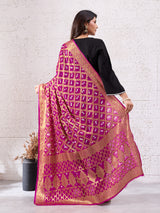 KcPc Special Silk Bandhani Dupatta with Handmade WorkSA