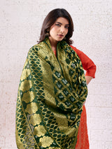 KcPc Special Silk Bandhani Dupatta with Handmade WorkSA