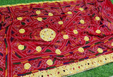 KcPc Rajasthani Ethnic Marwari Chunri Piliya Odhna Chunri (Pure Ojariya fabric)