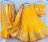 KcPc Orignal Handmade Bandhej Tapeta Silk Lehenga KML