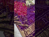 ByGharchola Bandhani Saree With Traditional Wear