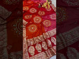By New HO Silk Banarasi Style With Gotapatti Saree