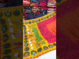 Buy New Bandhani Style With Cutdana Mirror Work Saree KcPc