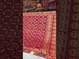  A pink and multicolor bandhani style saree