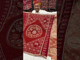 By Bandhani Saree With Gotapatti Work 
