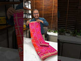 Buy Pure Gaji Silk Gharchola Bandhani Saree Kcpc