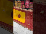 Gotapatti Work saree in rajsthani chunri peela design 