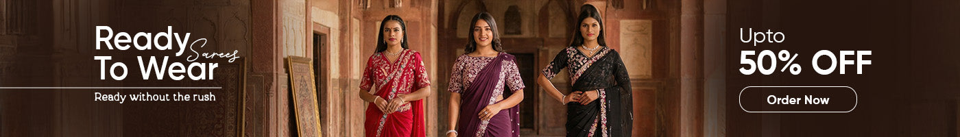 Buy Ready to Wear Saree Online Upto 50% Off | KCPC