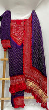 KcPc Pure Gaji Silk Bandhani Designer Salwar SuitADL