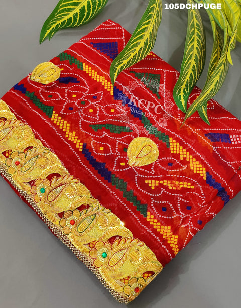 KcPc Rajasthani Chunri Odhna Dupatta Traditional Marwari  Chunri