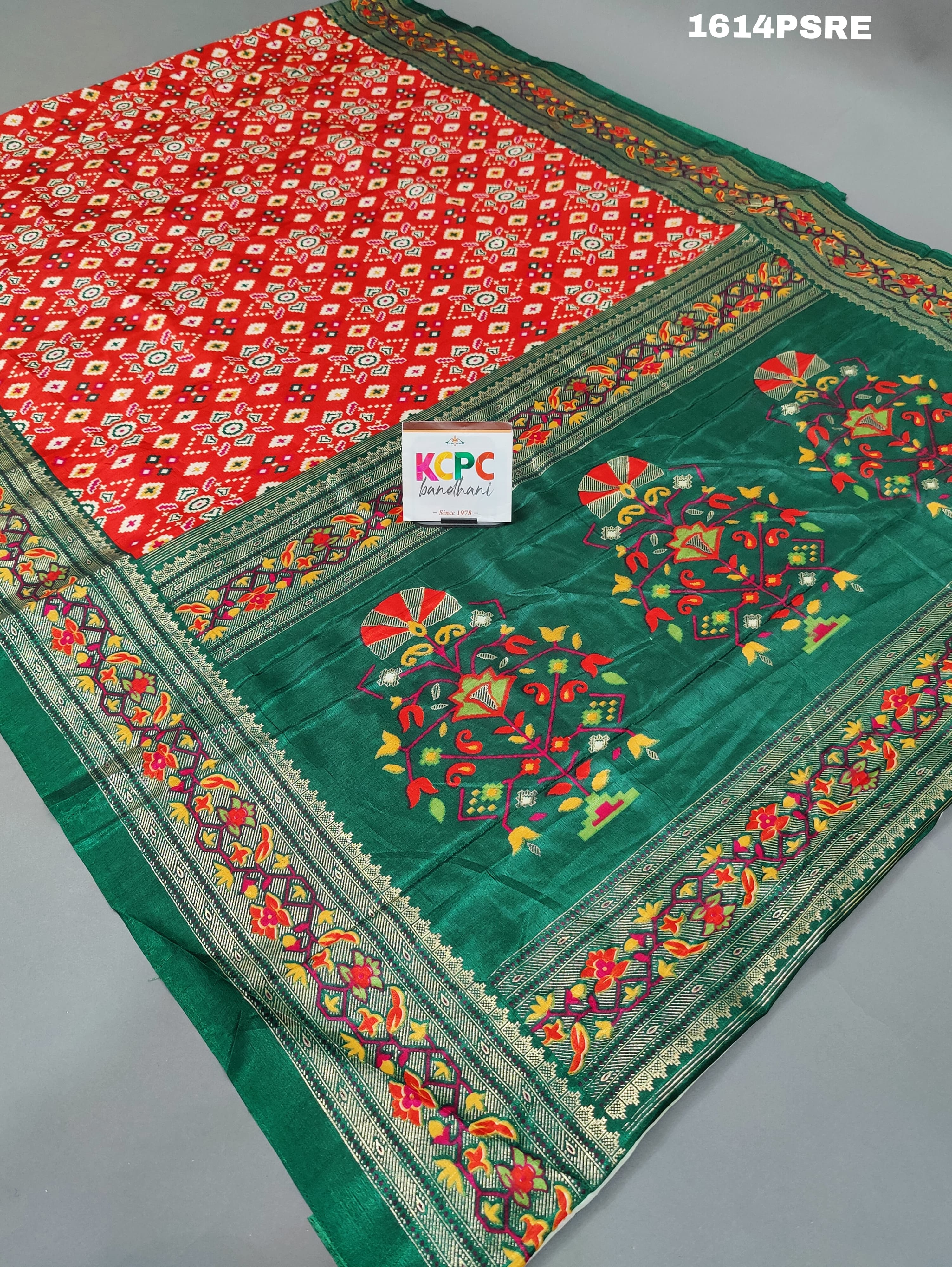Pashmina Cotton Silk Printed Saree under 1000