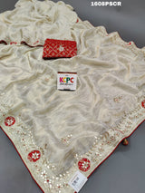 KcPc New Tissue Silk zardoji Gotapatti Work SareeRG