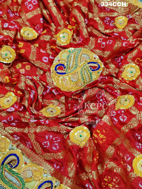 KcPc Banarasi Gharchola Heavy Belbuti Chunri Odhna RSC